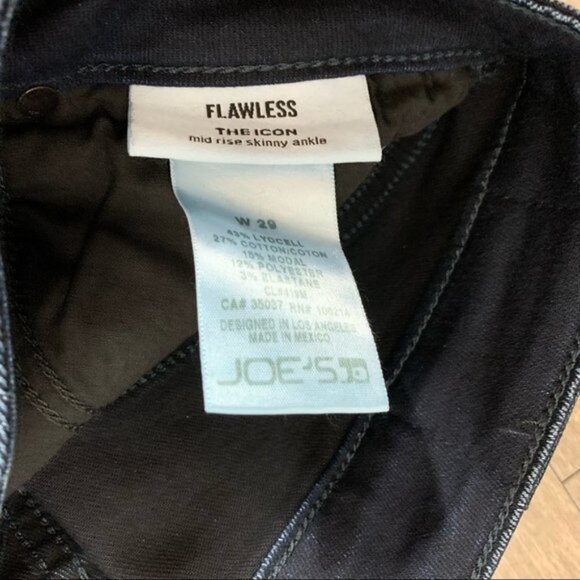 Revolve Joe's Jeans Women's Icon Skinny Ankle Jeans Mid Rise Denim Dark Wash - Picture 9 of 16